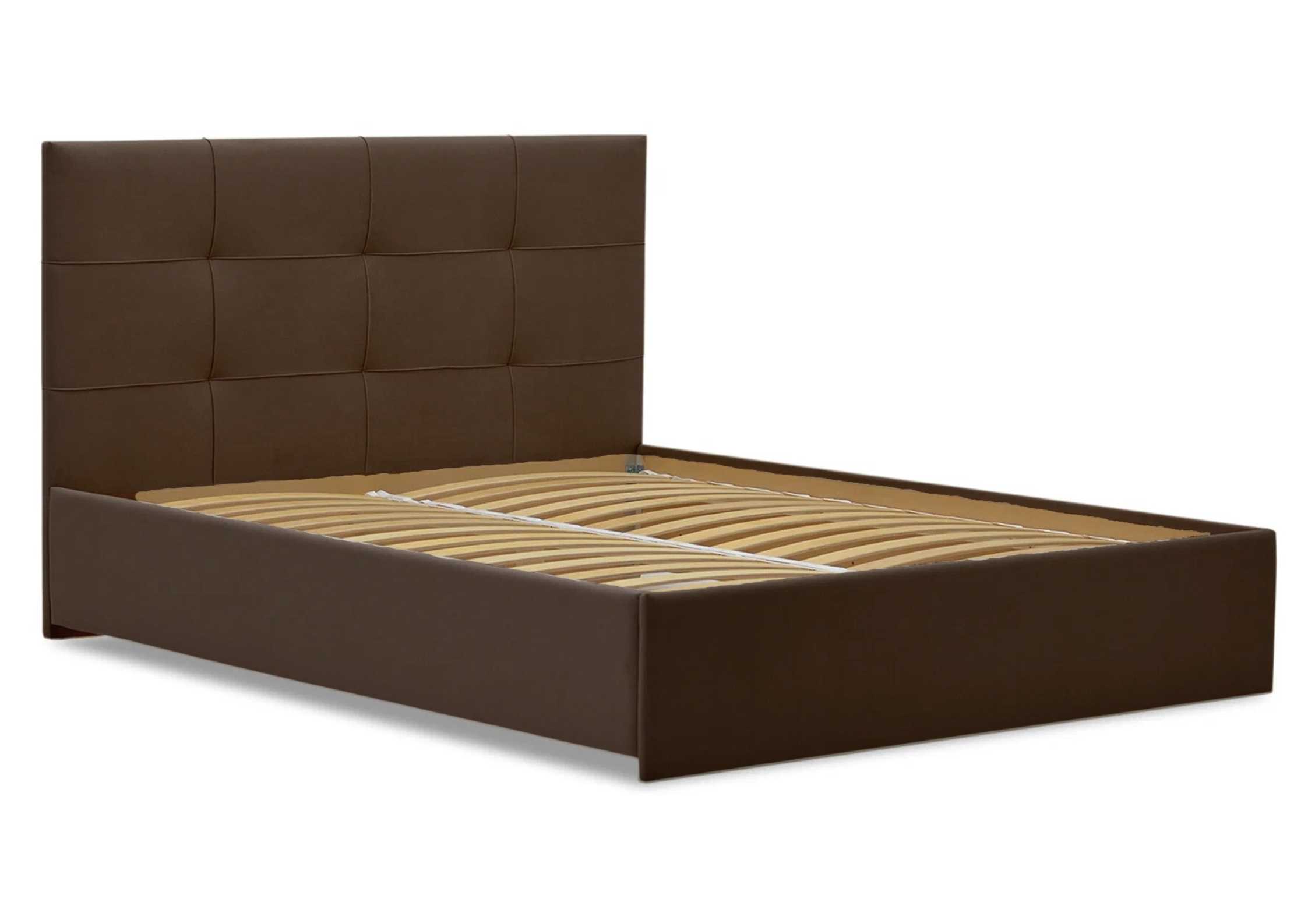 Brązowe łóżko 180x200cm